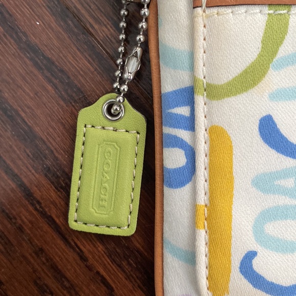Coach colorful Zip Wristlet - Picture 2 of 5
